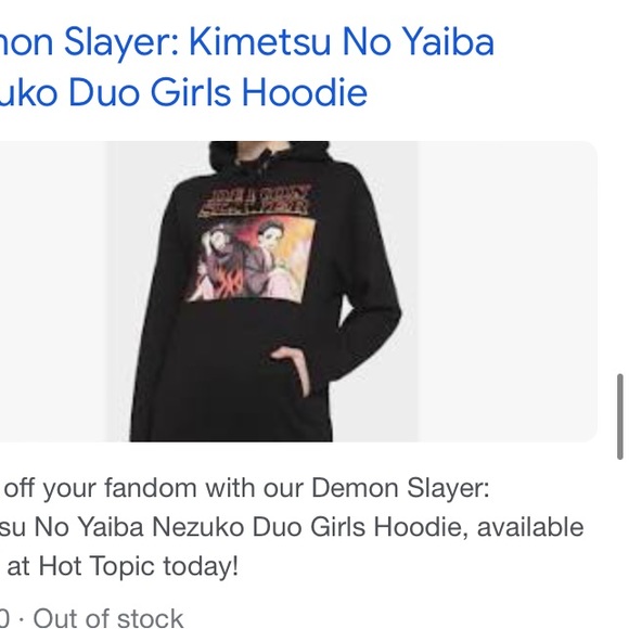 Demon slayer hoodie kimetsu No Yaiba Nezunko duo  girls hoodie - Picture 5 of 6